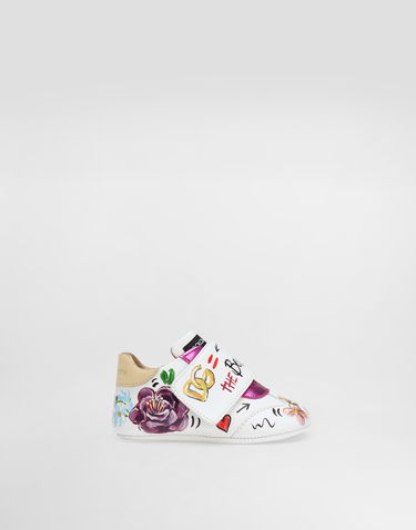 Doplnky Dolce & Gabbana Dolce & Gabbana Calfskin Newborn Girls' Shoes Biela | DK0109AW567HWF57, 0