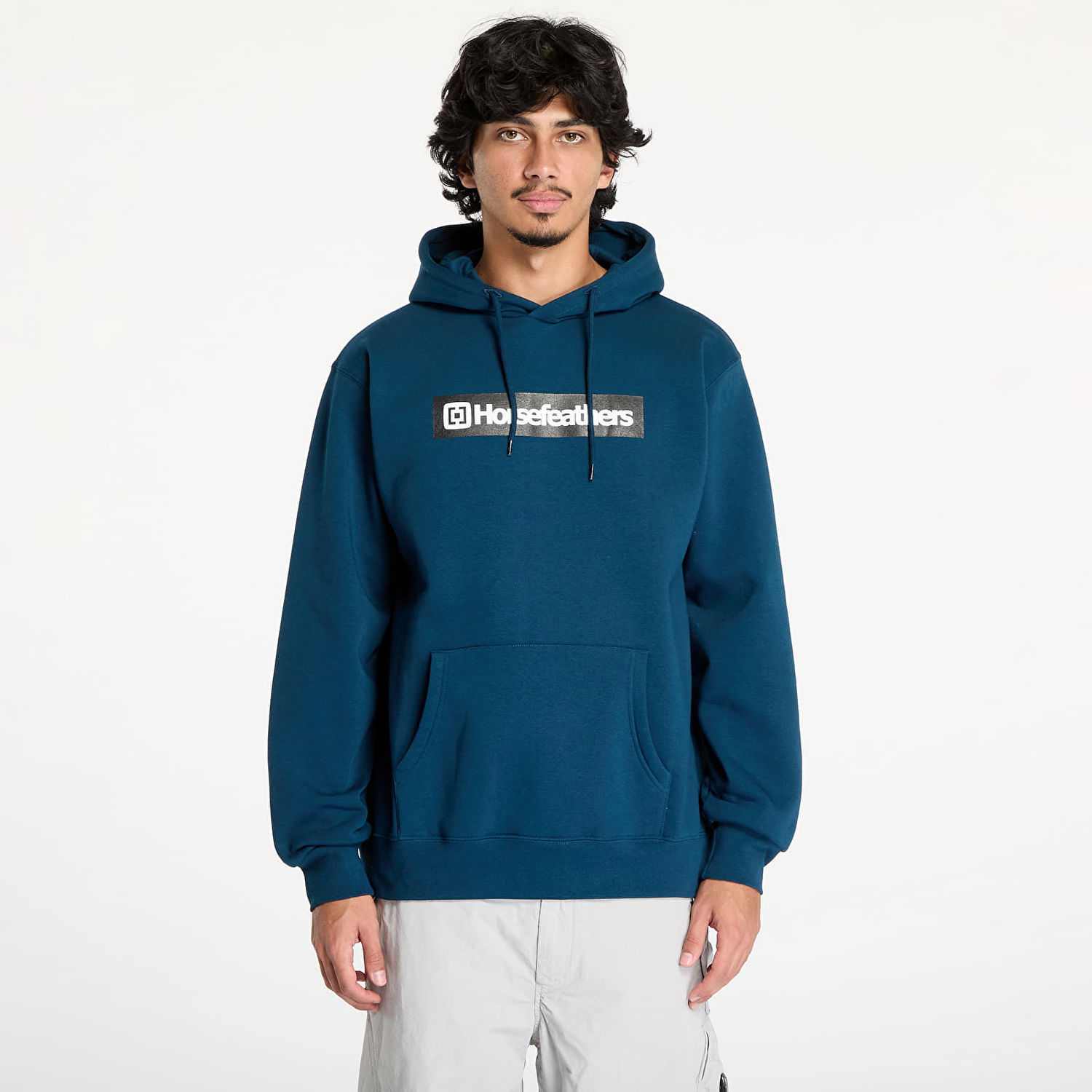 Tričko Horsefeathers Drown Sweatshirt Pond M Navy | SM1325F, 0