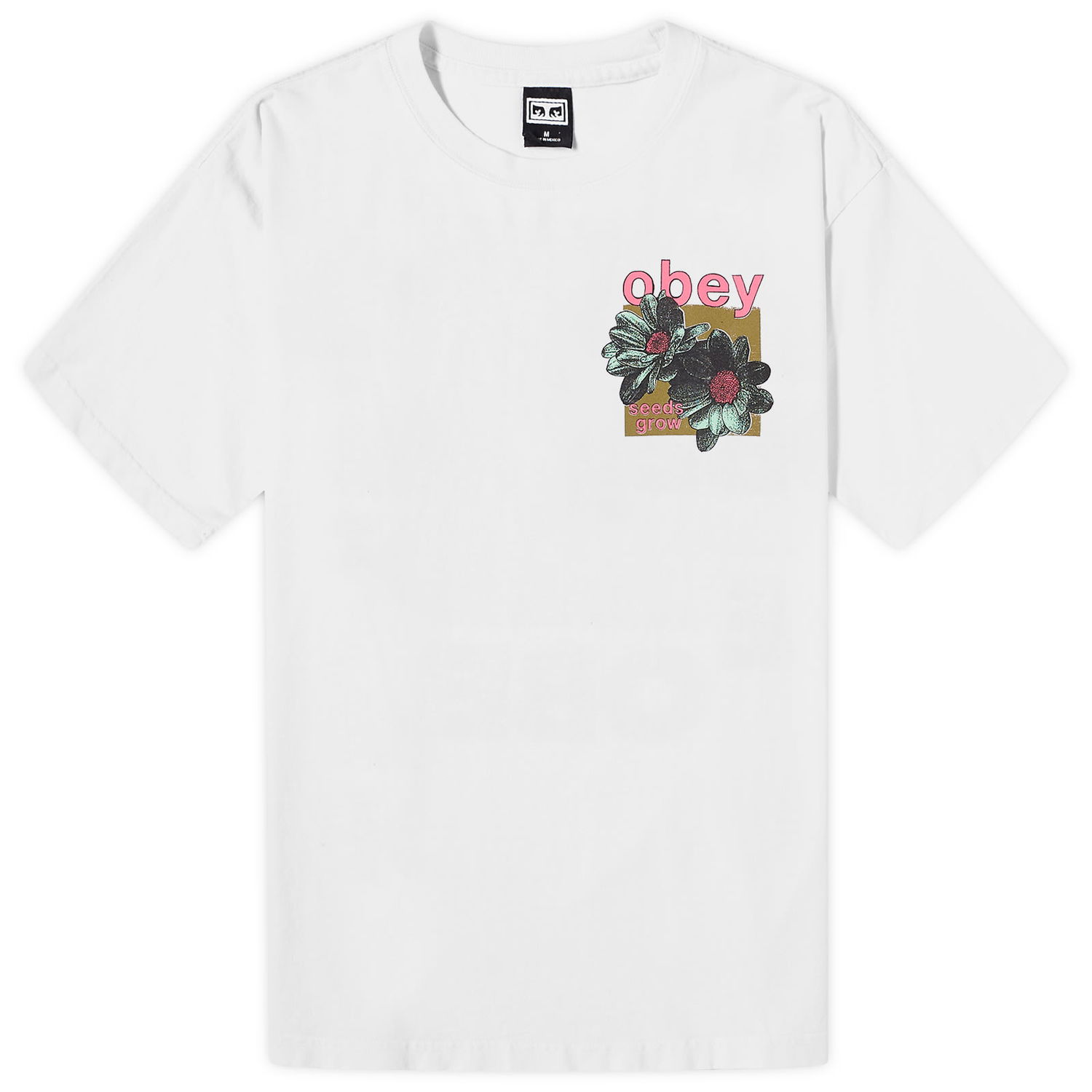Tričko OBEY Seeds Grow Šedá | 166913705-WHT, 0