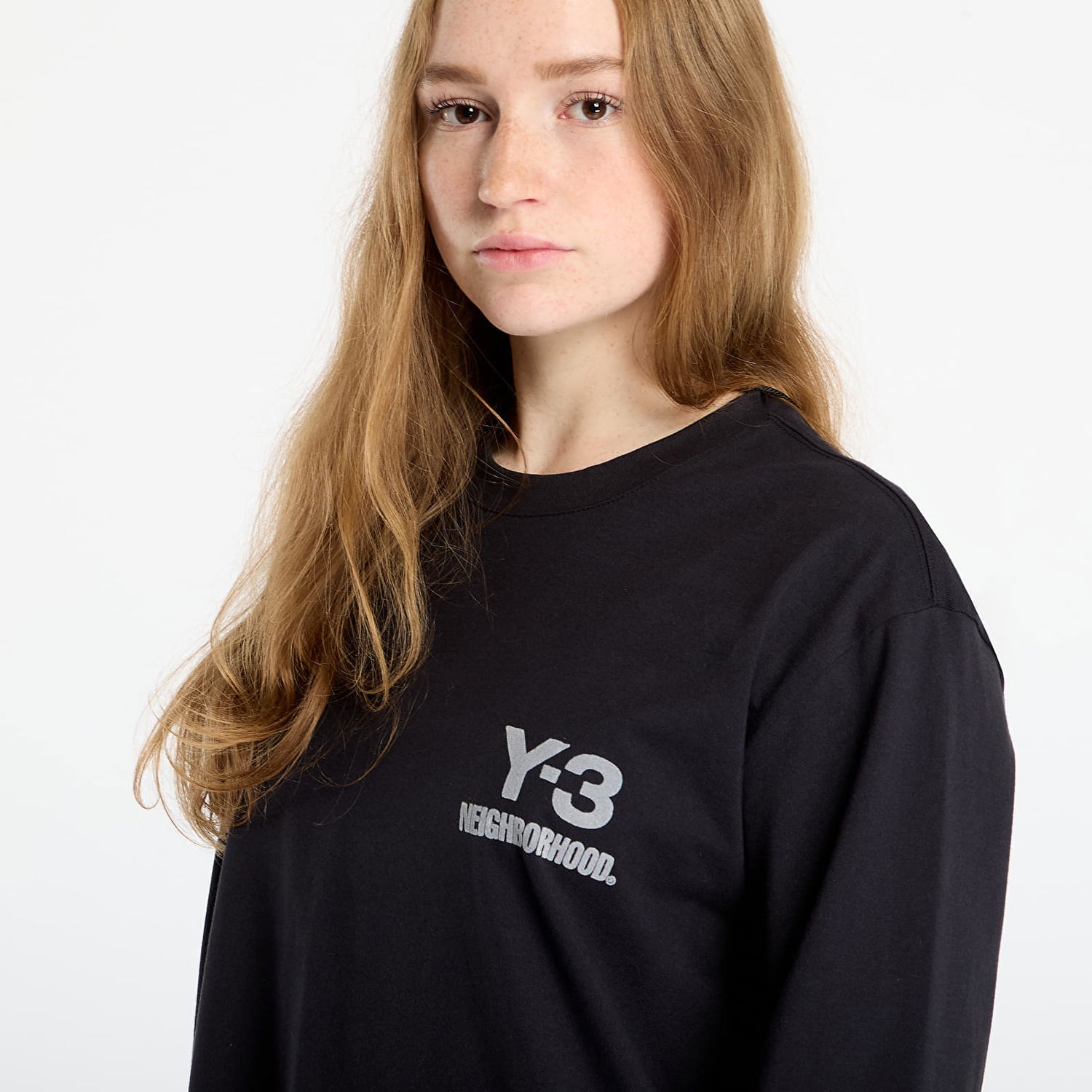 Tričko Y-3 Y-3 x Neighborhood Logo Long Sleeve Tee Čierna | JW7001, 1