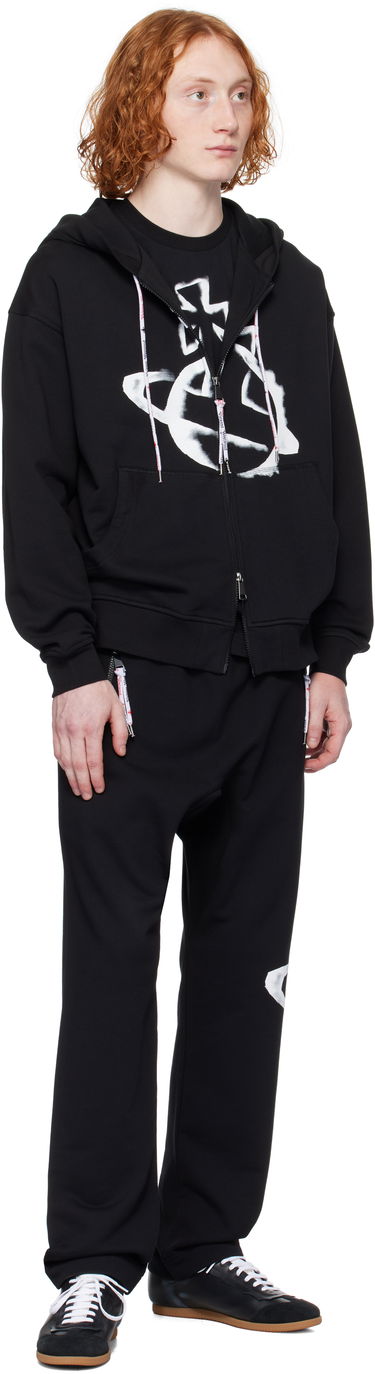 Tepláky Vivienne Westwood Vivienne Westwood Stencil Orb Football Sweatpants Čierna | 3J01000V-J006O-, 3