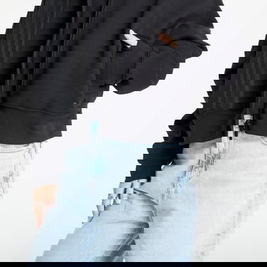 Mikina adidas Performance Off Placed 3-Stripes Zip-Up Sweatshirt Čierna | JX2705, 2