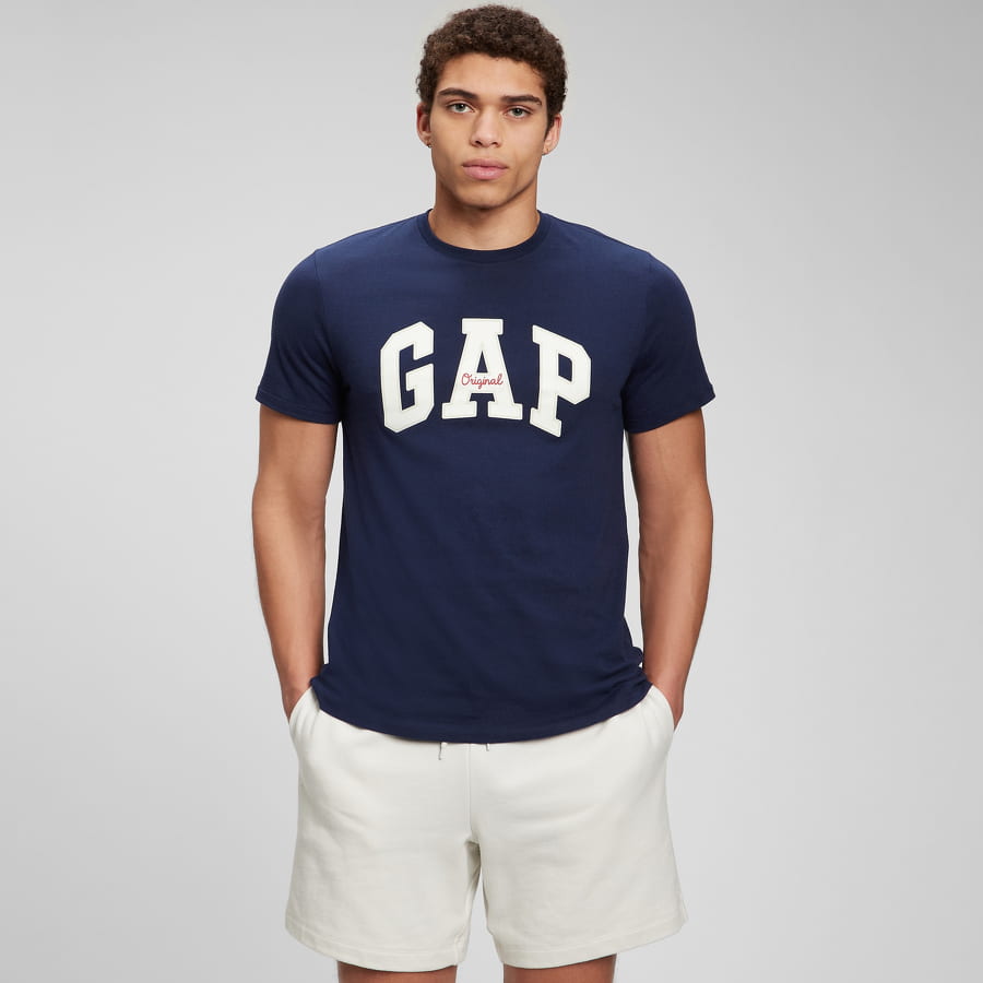 Tričko GAP Logo Original Arch Tee Navy | 471777-09, 0