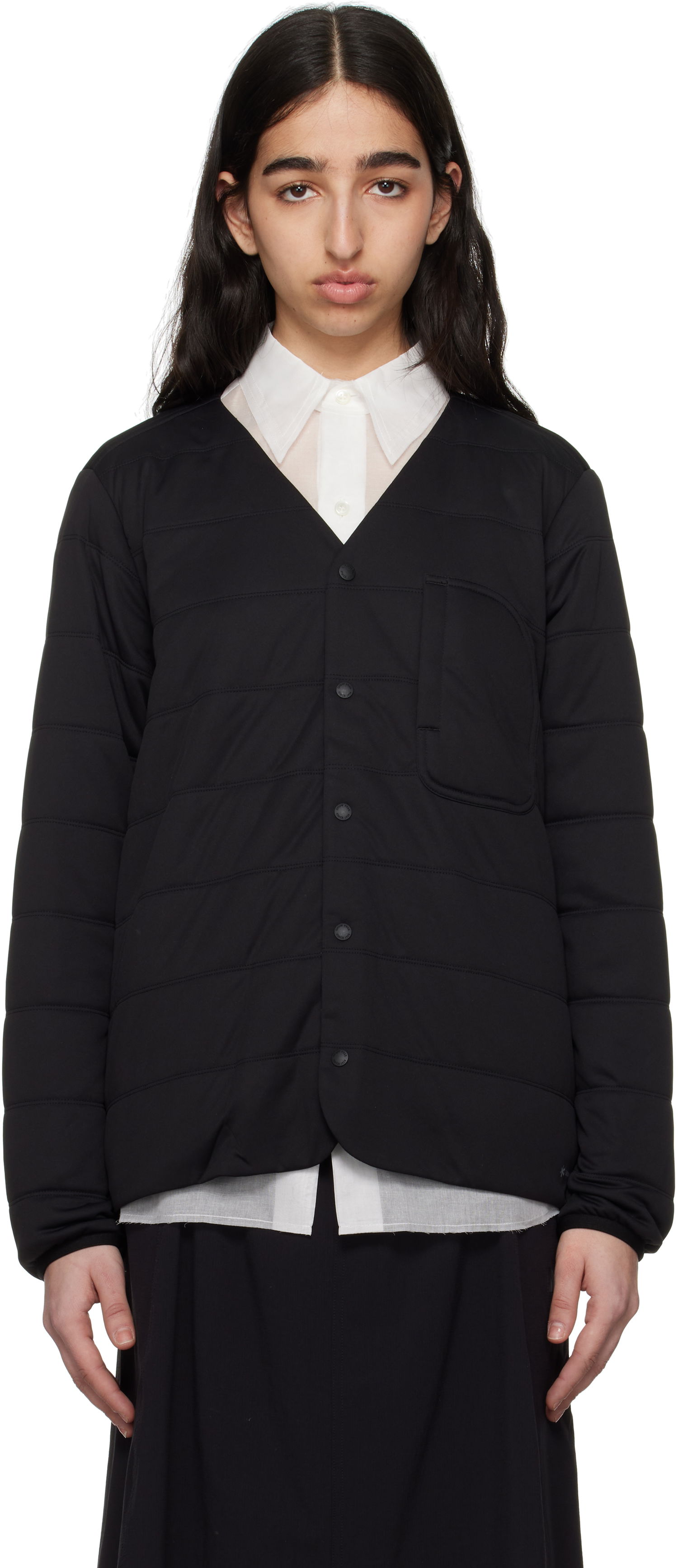 Sveter Snow Peak Snow Peak Flexible Insulated Cardigan Čierna | SW-25SU001, 0