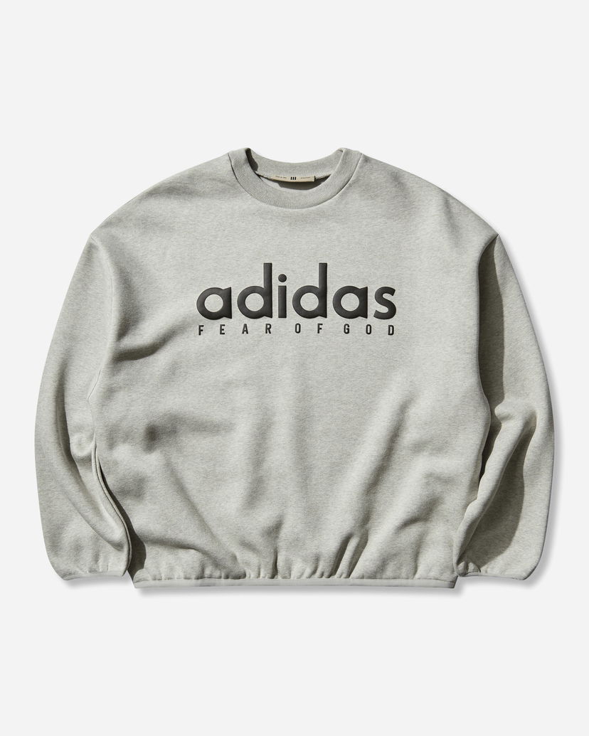 Mikina adidas Originals Fear of God Athletics Fleece Crewneck Sweatshirt Šedá | JZ7369