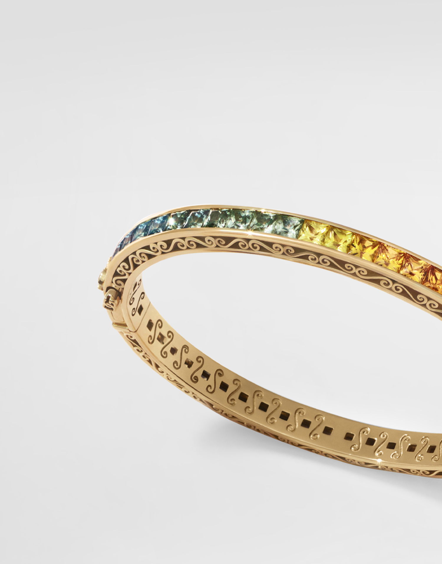 Náramok Dolce & Gabbana Dolce & Gabbana 18k Gold Rainbow Sapphire Bracelet Rôznofarebný | WBLB6GWMIX1ZOO00, 1