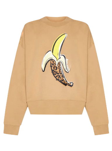 Mikina Palm Angels Banana Crew Sweat Rôznofarebný | PMBA026F22FLE0056418