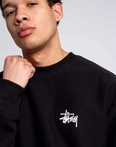 Mikina Stüssy Basic Crew Čierna | 1914762, 3