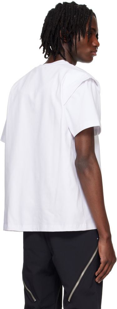 Tričko HELIOT EMIL HELIOT EMIL Outline Logo T-Shirt Biela | PRESS25_M_09_089_WHT02_CO, 2