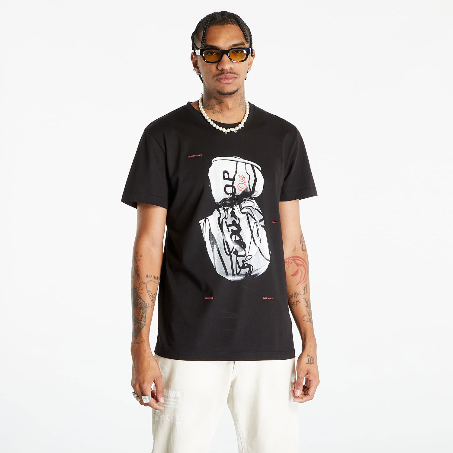 Tričko Footshop Stay Thirsty Light Black Čierna | FTSHP_313, 0