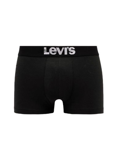 Spodná bielizeň a ponožky Levi's ® 2 Pack Solid Basic Trunk Čierna | 37149-0196