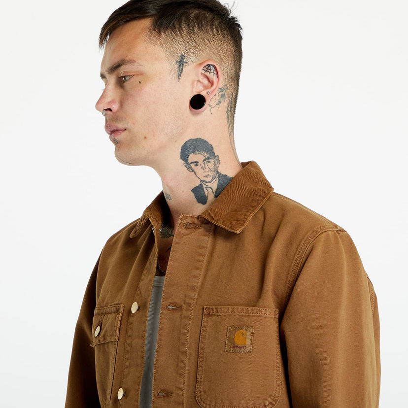 Bunda Carhartt WIP Michigan Coat Tamarind Faded Summer Modrá | I026480_1EF_FH
