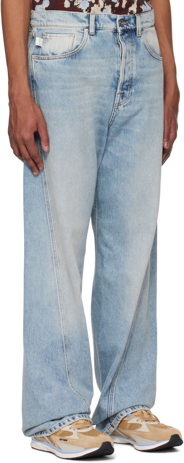 Džínsy LANVIN Lanvin Twisted Straight-Leg Jeans Modrá | RM-TR0051-D087-P25, 1