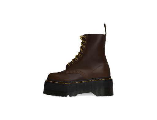 Lifestyle Dr. Martens 1460 Pascal Max Leather Platform Boots Brown Hnedá | 31102201