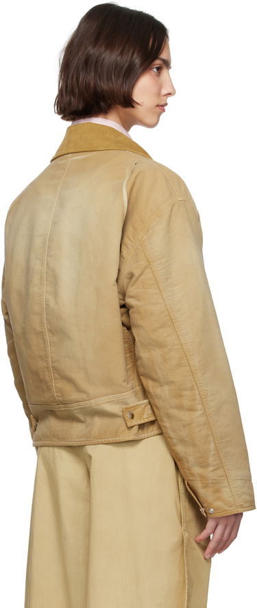 Bomber bunda JW Anderson JW Anderson Curved Hem Workwear Jacket Béžová | JK0380-PG1759, 2