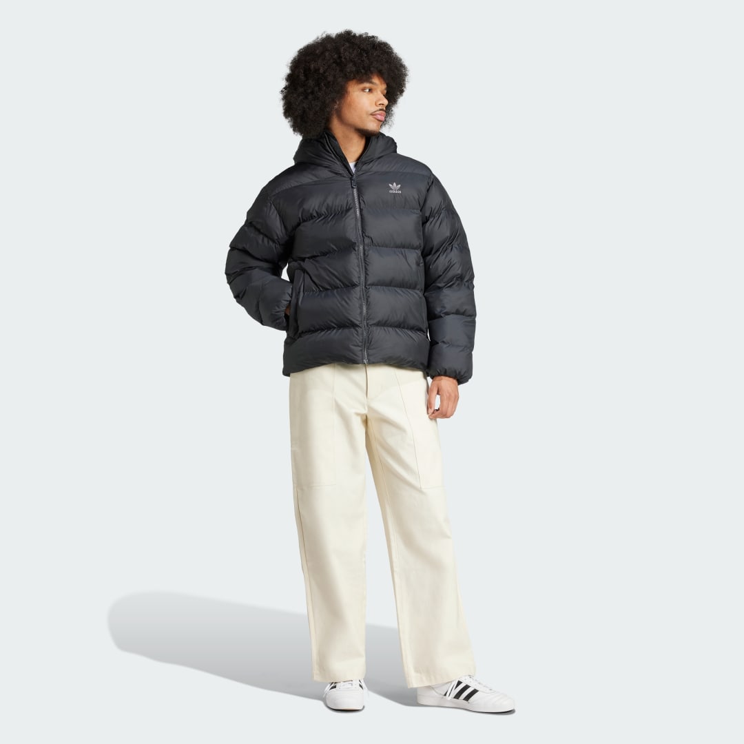 Tonal Hooded Puffer Jacket