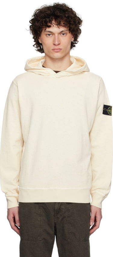 Mikina Stone Island Stone Island Malfilé Fleece Hoodie Béžová | K1S15 6100037 S0060, 0