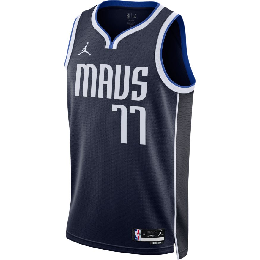 Crop Top Jordan NBA Dri-FIT Dallas Mavericks Statement Edition 2022 Statement Jersey Navy | DO9523-420, 0