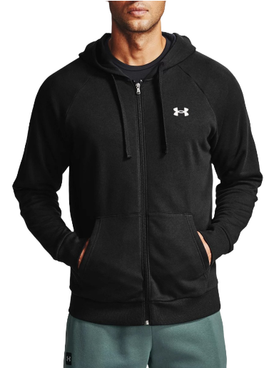 Mikina Under Armour Rival Cotton Full-Zip Hoodie Čierna | 1357106-001