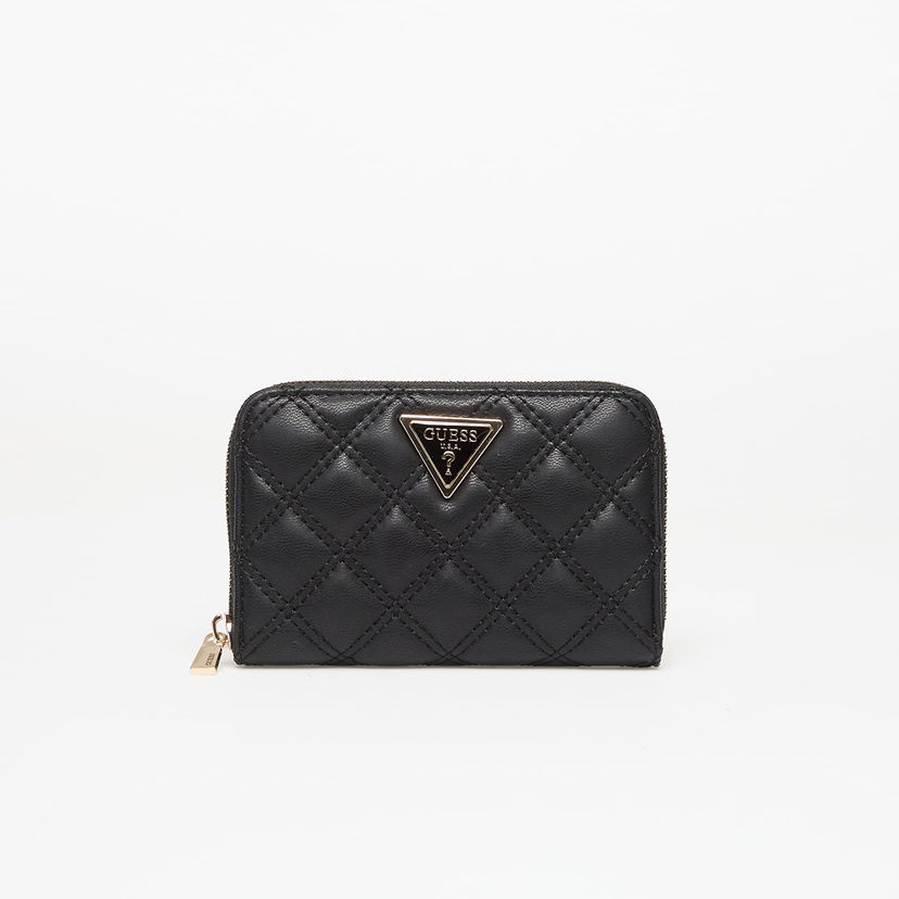 Peňaženka GUESS GUESS Giully II Medium Zip Around Wallet Čierna | SWQG9673140-BLA