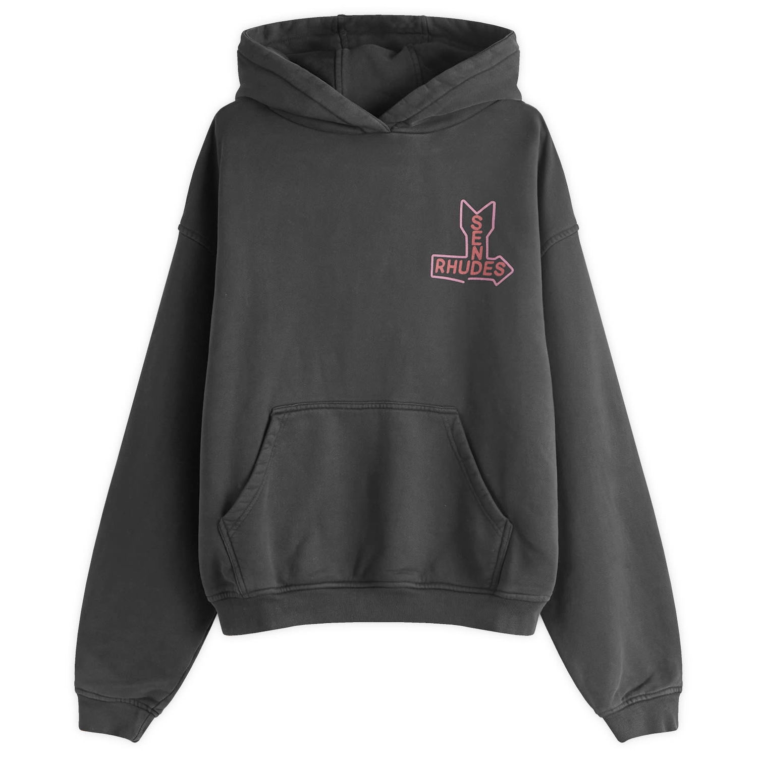 Mikina Rhude Send s Hoodie Čierna | RHPF24HO01012, 0