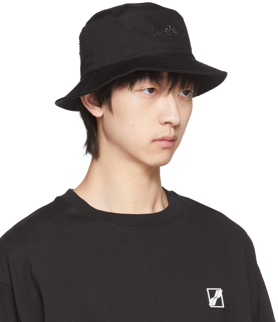 Šiltovka We11done We11done Hotfix Star Bucket Hat Čierna | WD-AH1-22-410-U-BK, 1