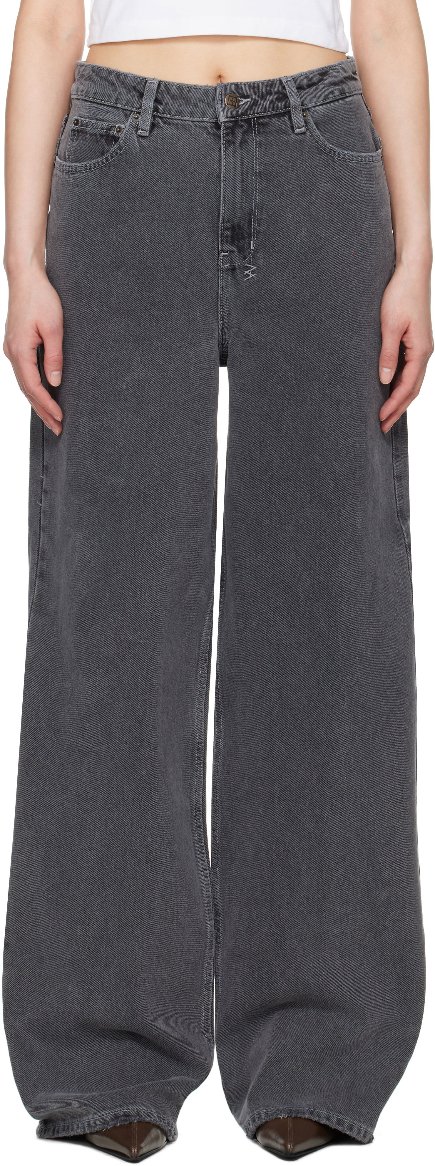 Džínsy Ksubi Ksubi Baggy Jeans Šedá | WSP25DJ016, 0