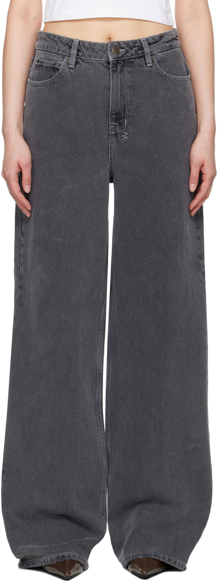 Džínsy Ksubi Ksubi Baggy Jeans Šedá | WSP25DJ016