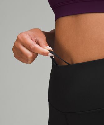 Legíny lululemon Fast and Free High-Waisted Fleece Pockets Leggings 71 cm Size 10 Čierna | prod11530529, 9