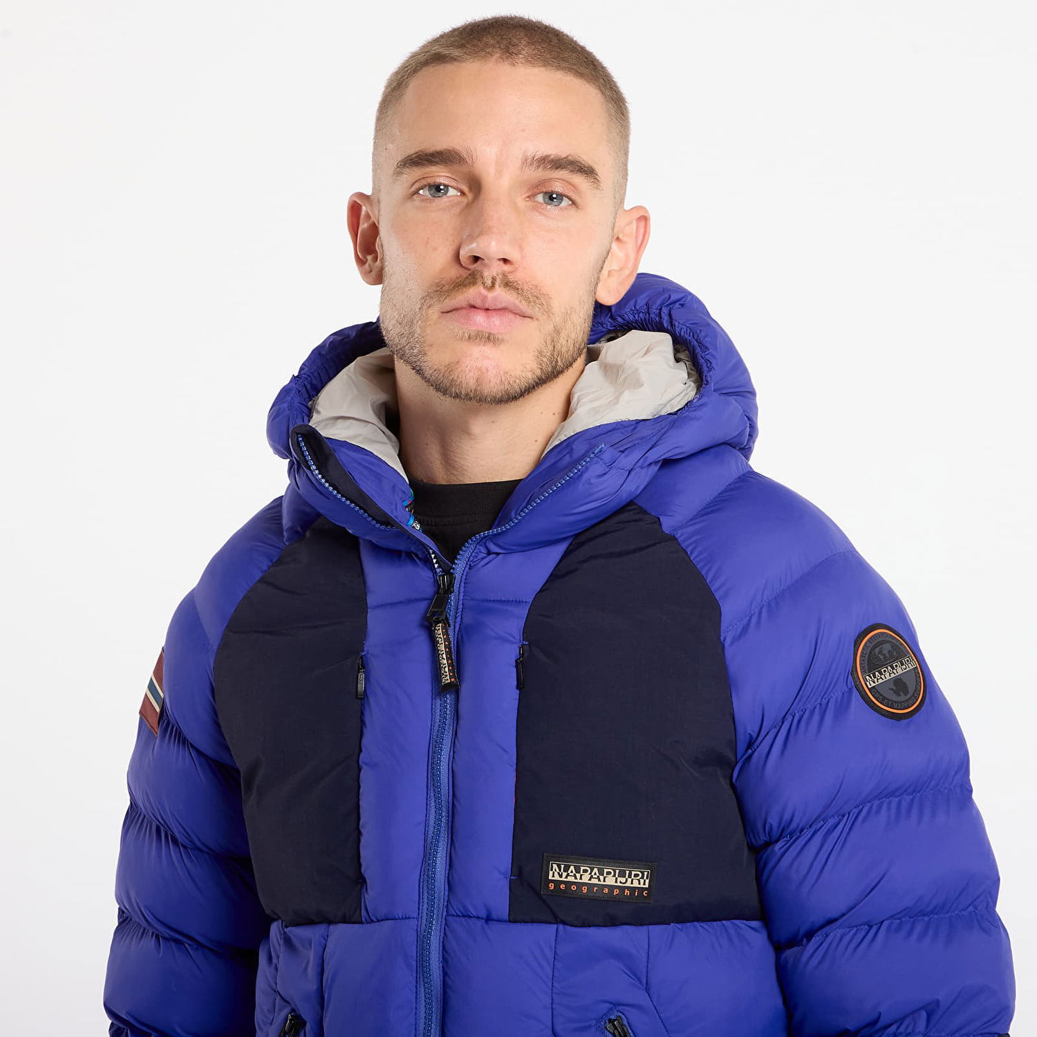 Prešívaná bunda Napapijri A-Moesa Puffer Jacket Modrá | NP0A4I1RB3B1, 1