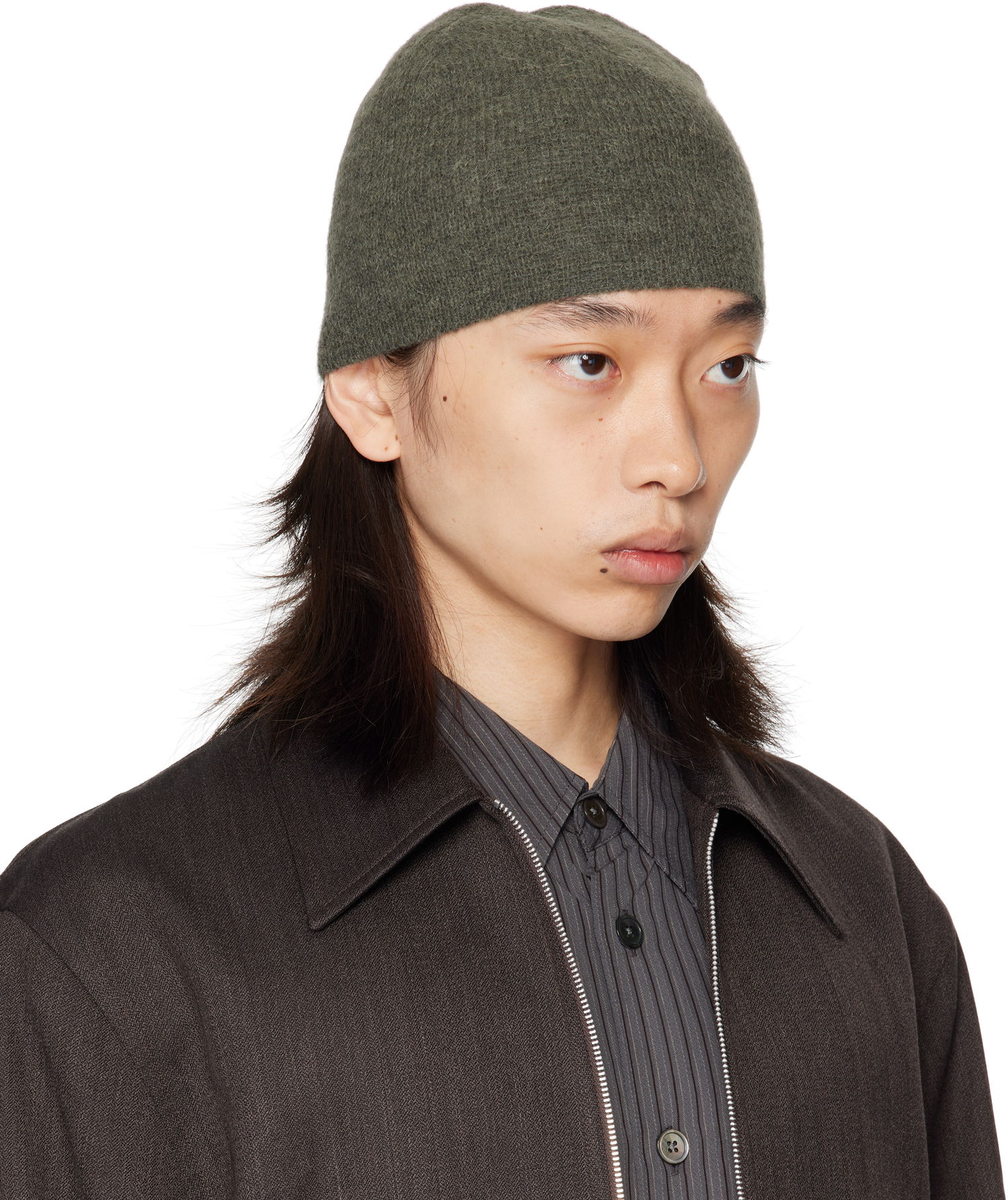 Kulicha OUR LEGACY OUR LEGACY Alpaca Beanie Zelené | A4258BMG, 1