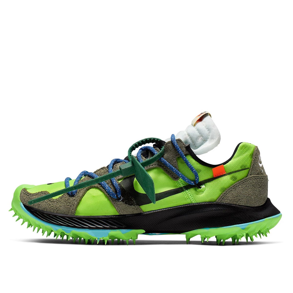 Off-White x Air Zoom Terra Kiger 5 "Athlete in Progress - Electric Green" W