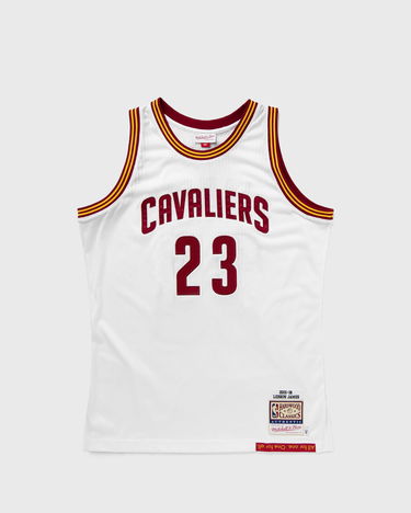 Dres Mitchell & Ness NBA AUTHENTIC JERSEY CLEVELAND CAVALIERS WHITE 2015 LEBRON JAMES #23 Biela | JY8692-CCAWHIT, 0