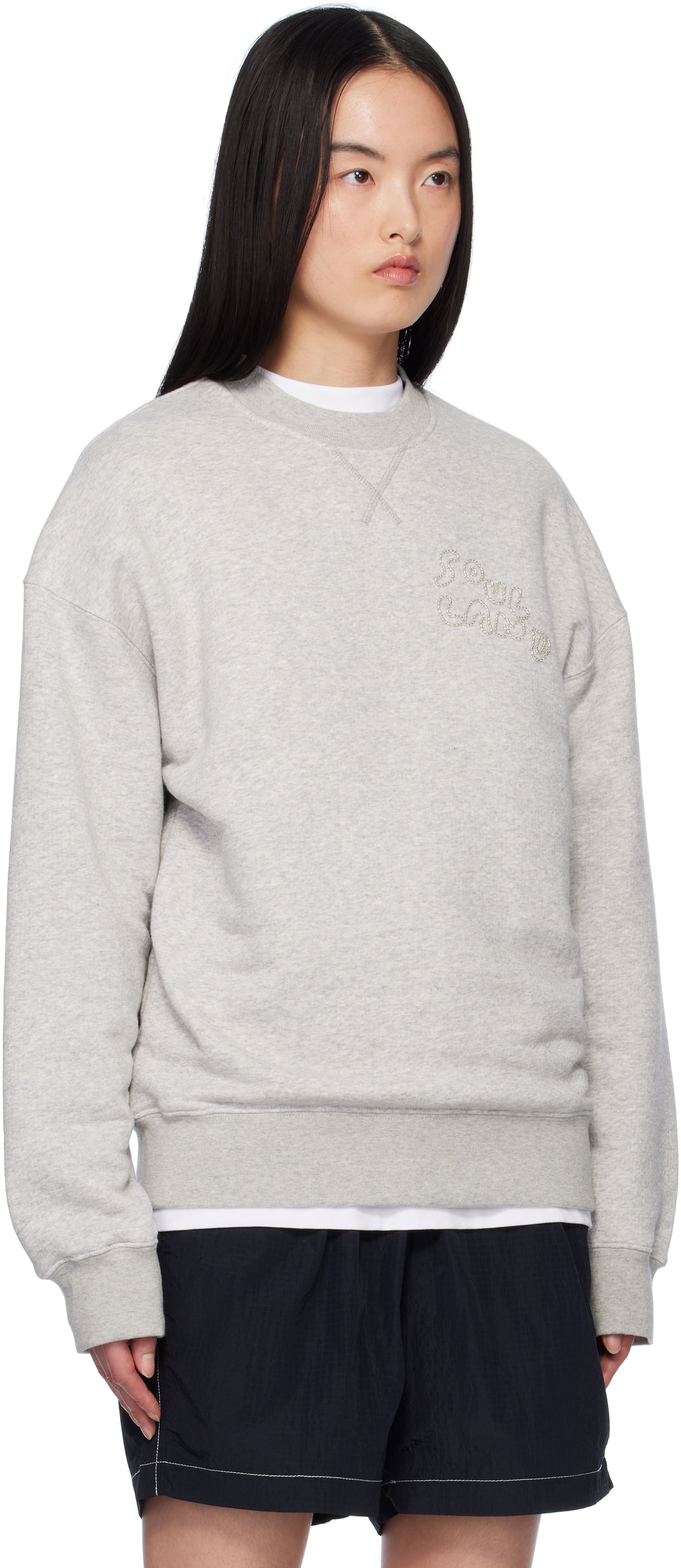 Mikina Soulland Soulland Koda Sweatshirt Šedá | 42015-1264, 1
