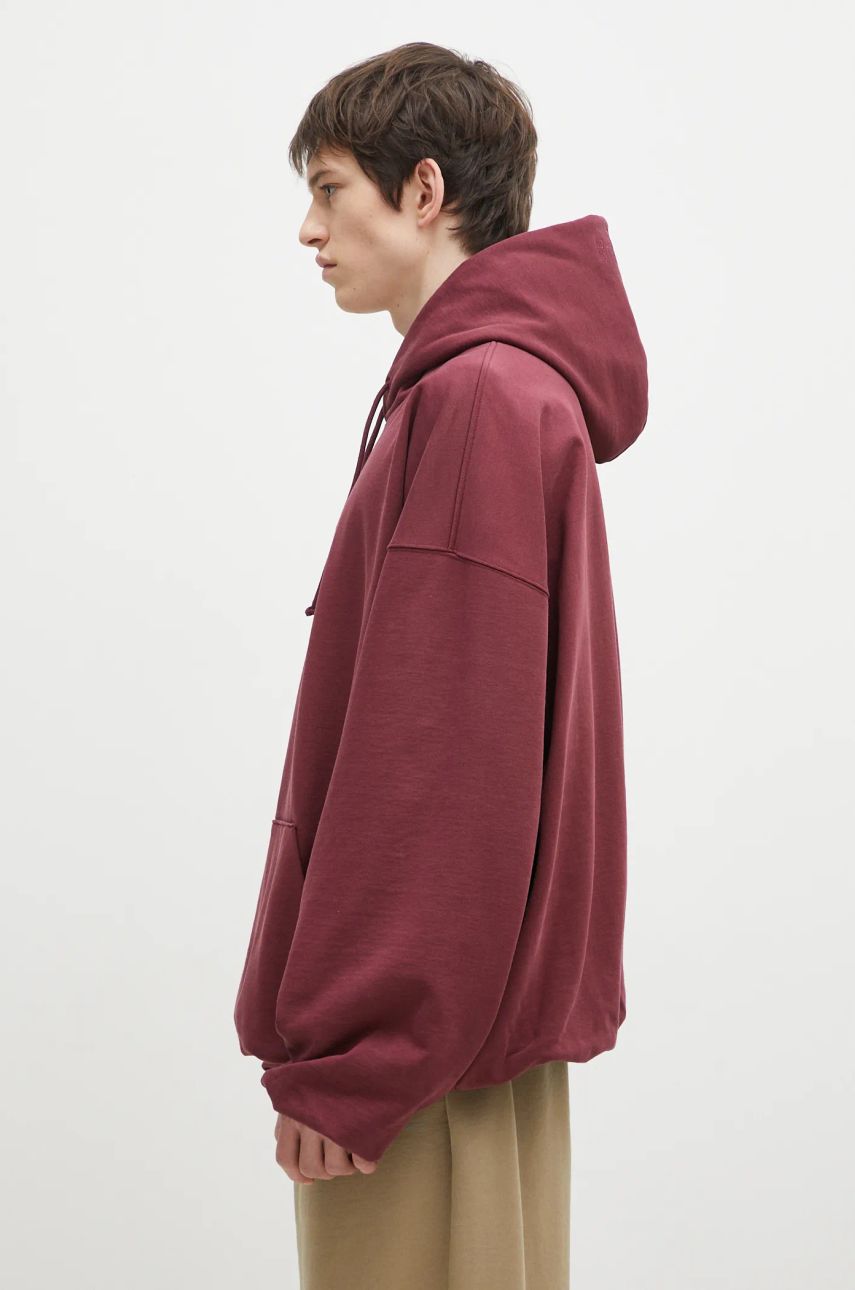 VETEMENTS Oval Logo Cropped Boxy Hoodie
