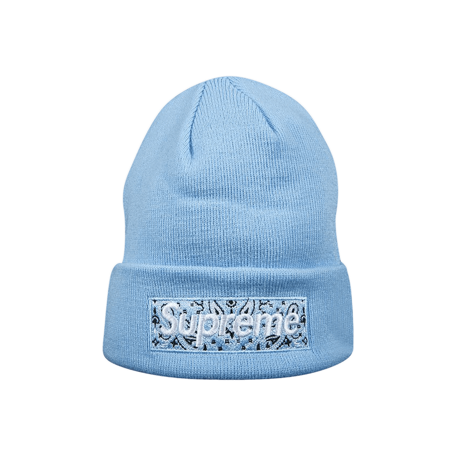 Kulicha Supreme New Era x Box Logo Beanie Modrá | FW19BN4 LIGHT BLUE, 0