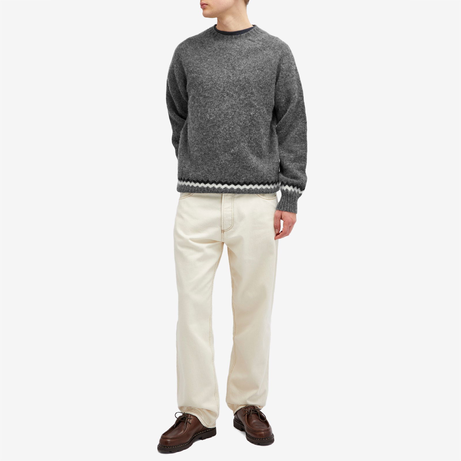 Suedehead Zig Zag Knit Jumper