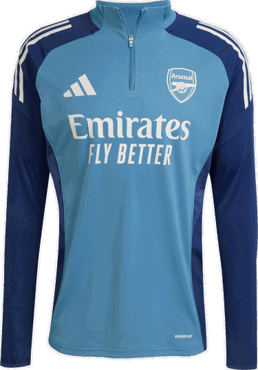 Tričko adidas Originals Arsenal AFC TR TOP 2025/26 Long Sleeve Training Top Modrá | jj1815, 0