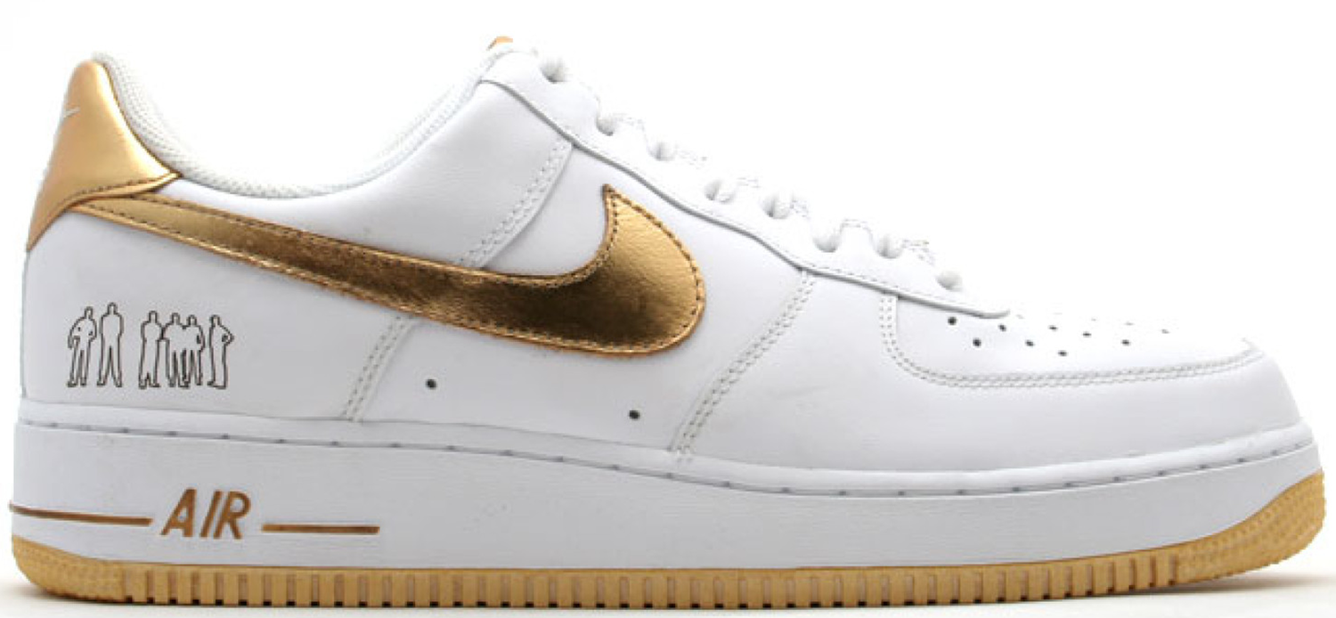 Tenisky a topánky Nike Air Force 1 Low Players White Metallic Gold Biela | 315092-171, 0