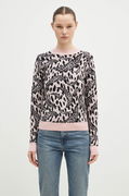 Pink Banimalier Wool Blend Sweater
