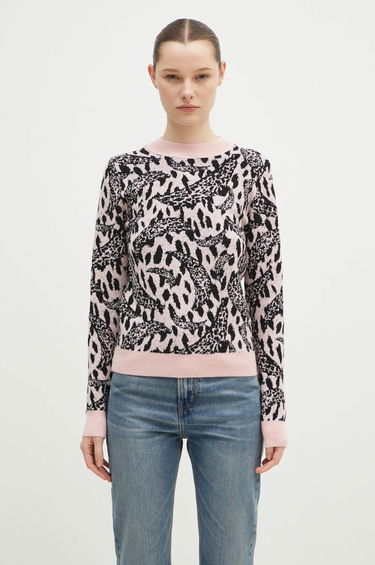 Sveter Fiorucci Pink Banimalier Wool Blend Sweater Ružová | W01FPKSW195KN03PN04, 0