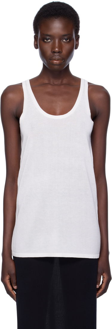 Tielko TOTEME TOTEME Knit Tank Top Biela | 253-WRT0530-YA0079, 0