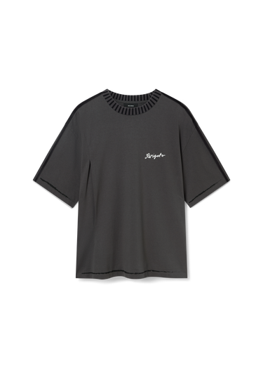 Tričko AXEL ARIGATO Relaxed Fit T-Shirt With Seam Detail Šedá | A2975001, 1