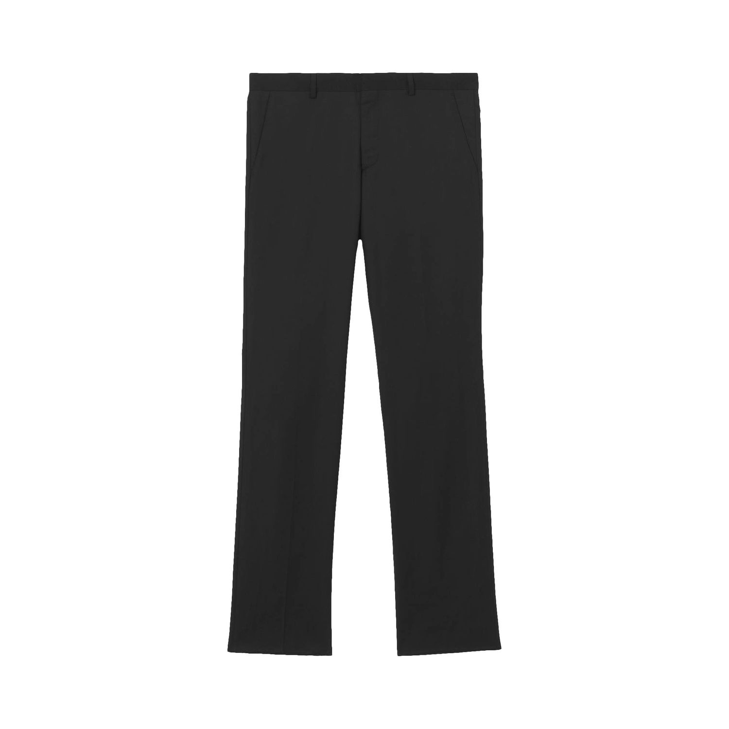 Nohavice Burberry Grain De Poudre Wool Tailored Trousers Čierna | 8051906, 1