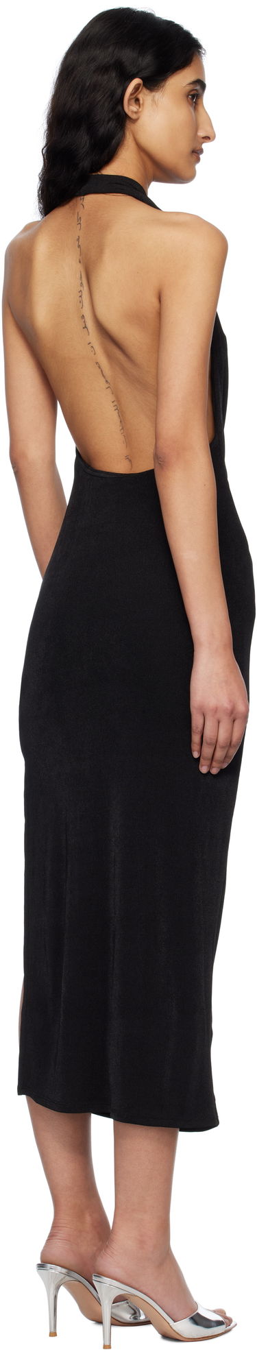 Šaty MISBHV MISBHV Cowl Neck Maxi Dress Čierna | 250W835, 2