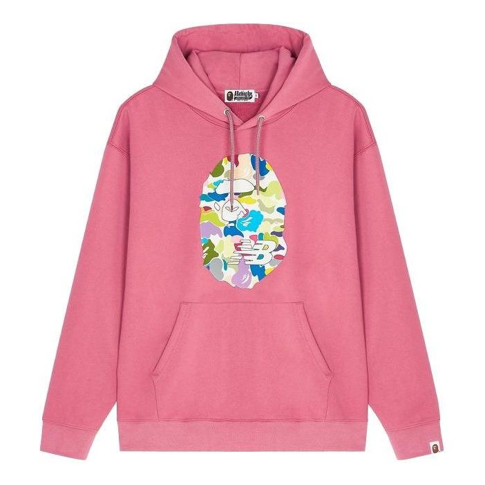 Mikina New Balance New Balance x BAPE Ape Head Relaxed Fit Hoodie Ružová | BPSW00000-RDX