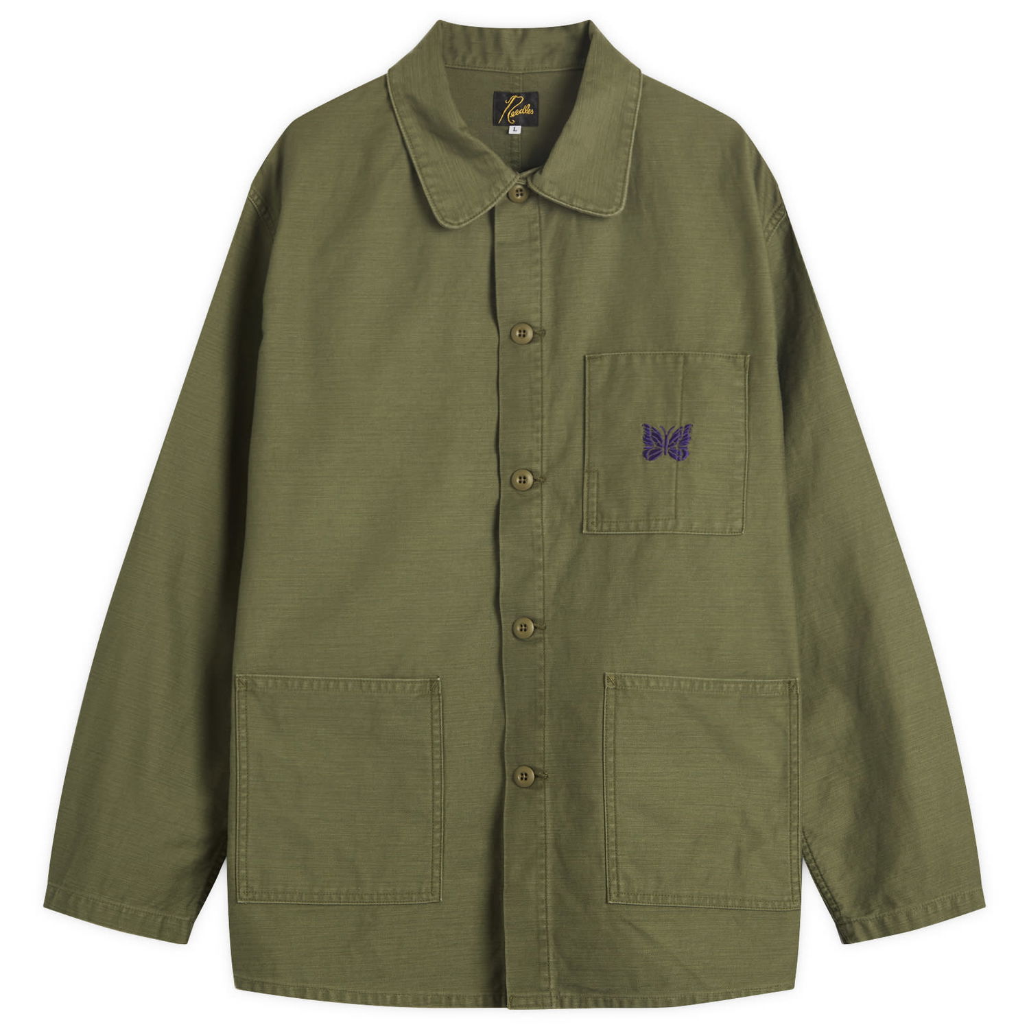 Bunda Needles Reversed Sateen Coverall Jacket Zelené | RW215-A, 0