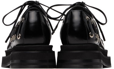Šaty Simone Rocha Simone Rocha Heart Toe Platform Grommet Brogues Čierna | LOF2 0740, 1