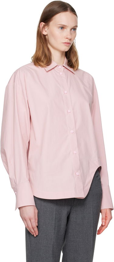 Košeľa The Attico Eliza Long-Sleeve Button-Up Shirt Ružová | 251WCH00014 CCC052AA, 1