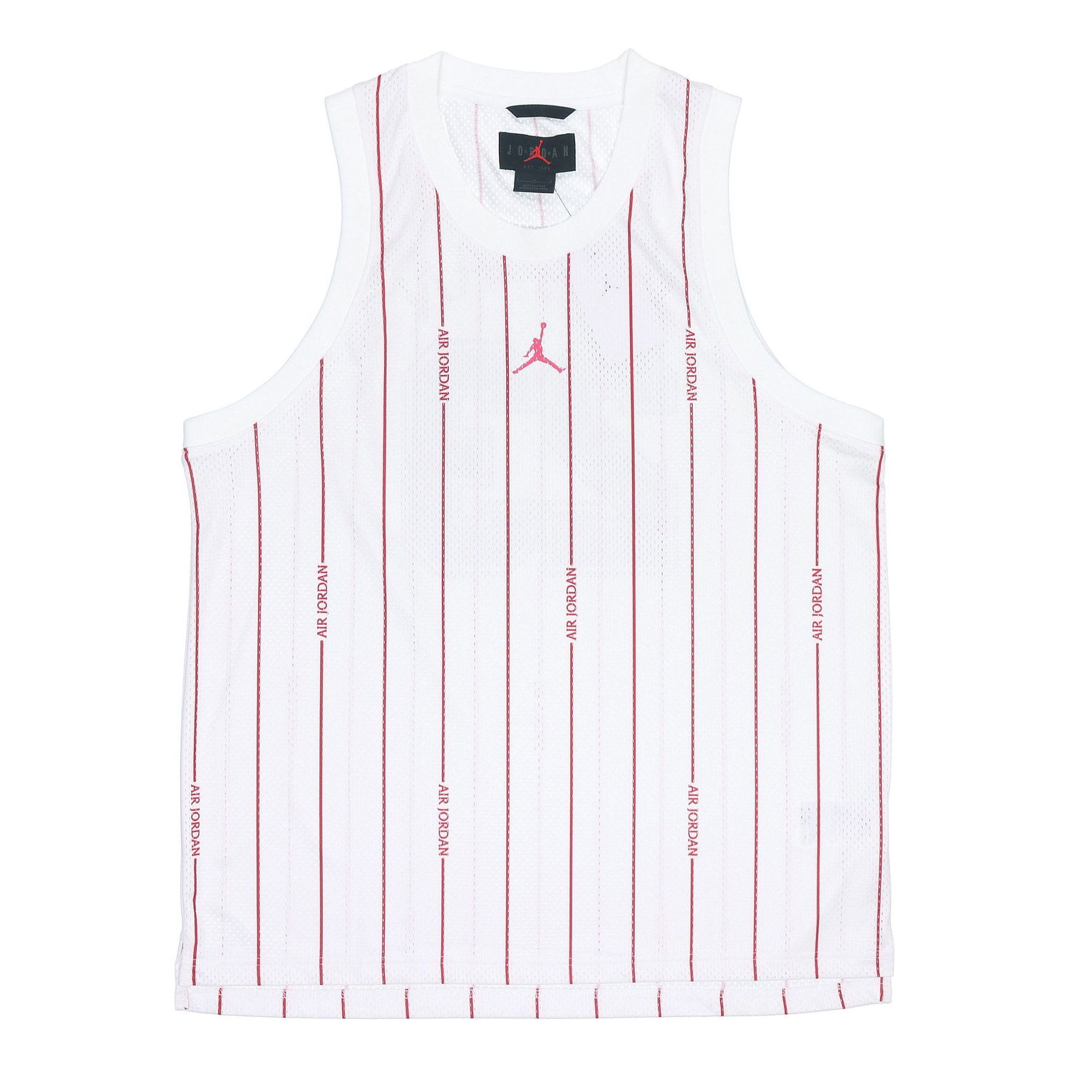 Tielko Jordan Jordan Stripe Logo Loose Breathable Mesh Vest Biela | DM1381-100, 0